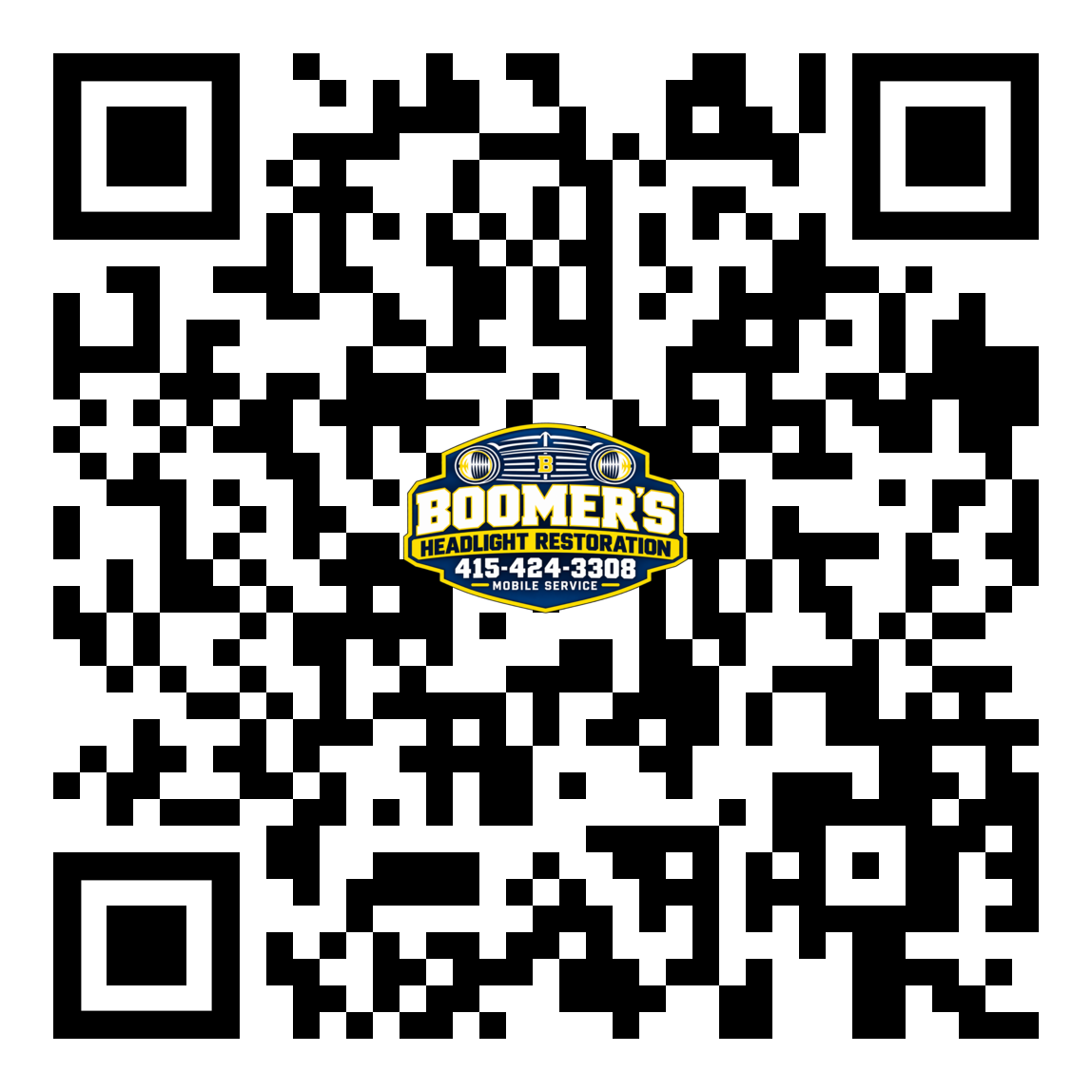 Boomer’s Headlight Restoration QR code